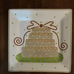 Decorative Cake Design Plate